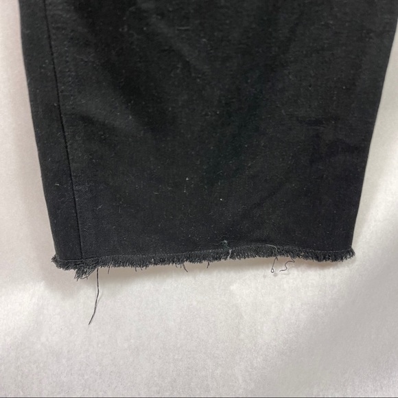 Pretty Little Thing Distressed Straight Jeans M - Picture 7 of 9